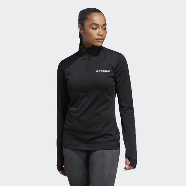 adidas TERREX Multi 1/2 Zip Fleece Sweatshirt - Schwarz | adidas ...