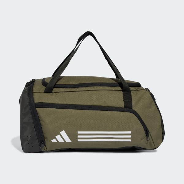 Green Essentials 3-Stripes Duffel Bag Small
