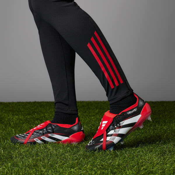 Μαύρο Predator Elite BWR Fold-Over Tongue Soft Ground Boots