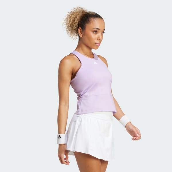 Violeta Playera sin mangas Y de longitud media Climacool de tenis