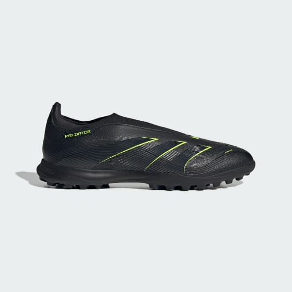 Zwart Predator League Laceless Turf Boots