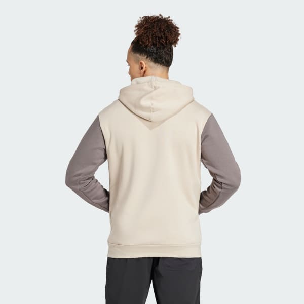 Beige Polera con Capucha Terrex Multi Logo Grande