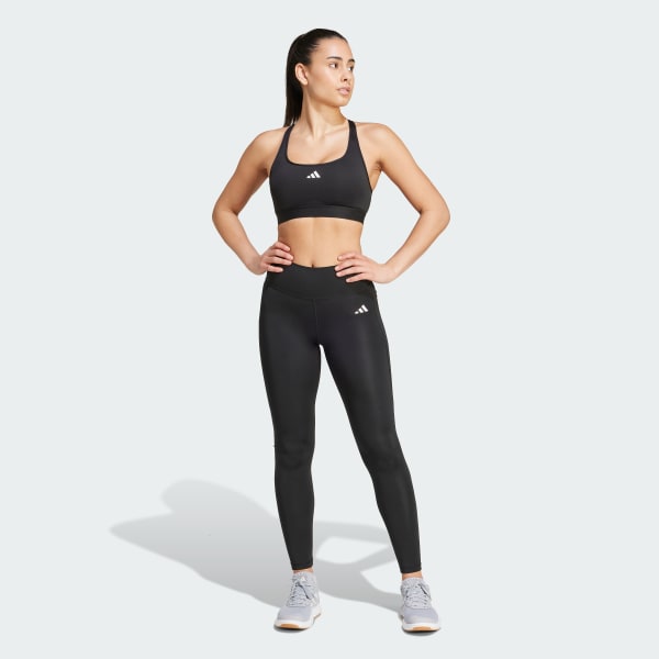 Black Optime Essentials Stash Pocket Full-Length Leggings