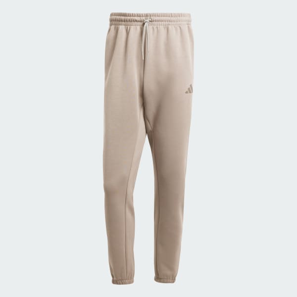 Beige Future Icons Small Logo Pants