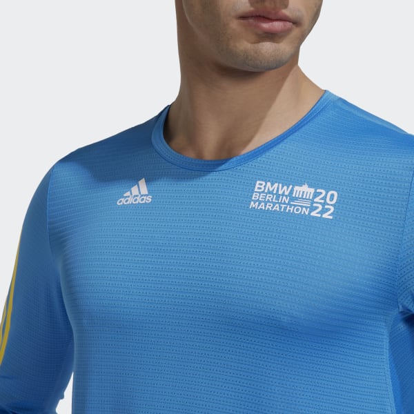 Blue Own the Run Long-Sleeve Top EBS65