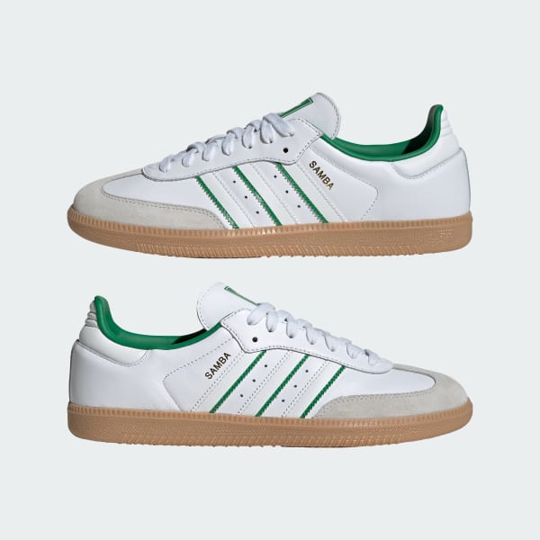 Adidas samba blanche et verte store