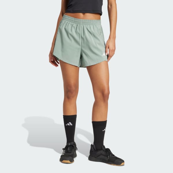 Green AEROREADY Made for Training Minimal Two-in-One Shorts
