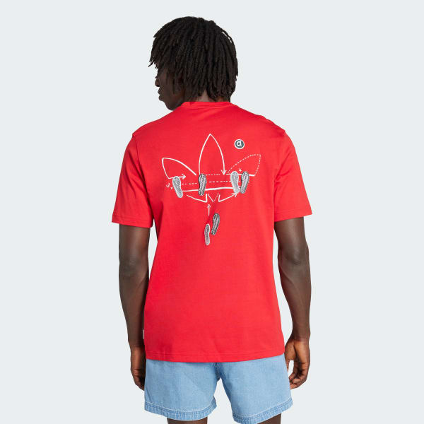 Red Trefoil Series Loose Tee