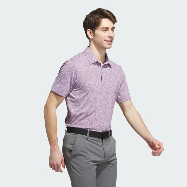 Purple Ultimate365 Mini Bunker Polo Shirt