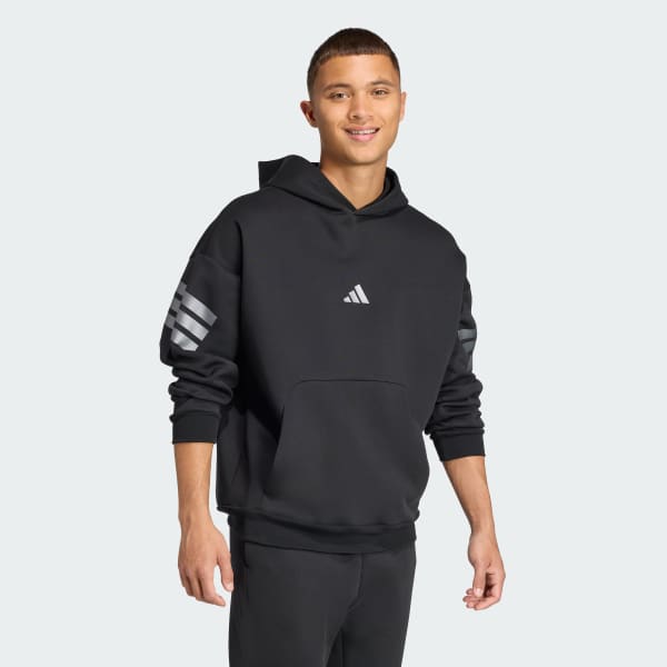 Black Future Icons 3-Stripes Hoodie