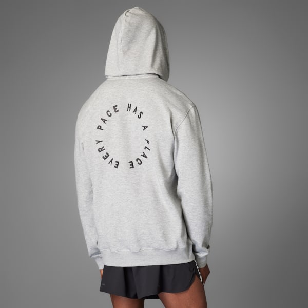 Γκρι Runners Hoodie (Gender Neutral)