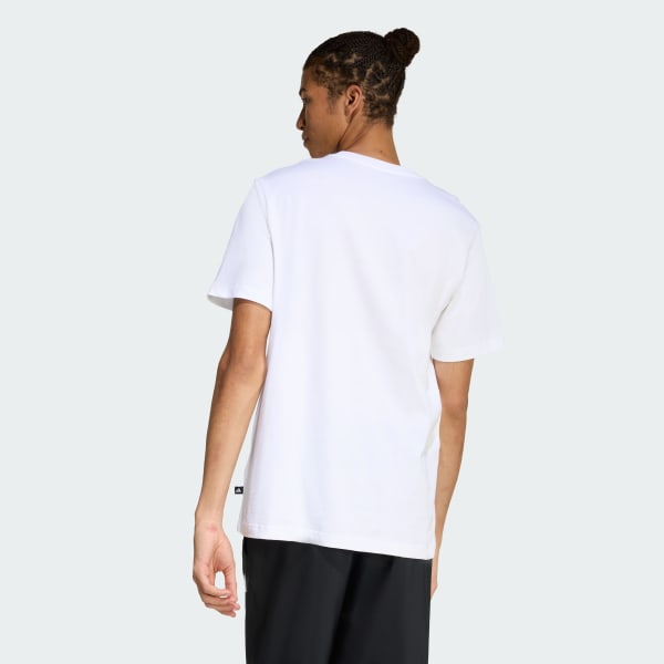 White SUMMER SLIDE TRIM GRAPHIC T-SHIRT