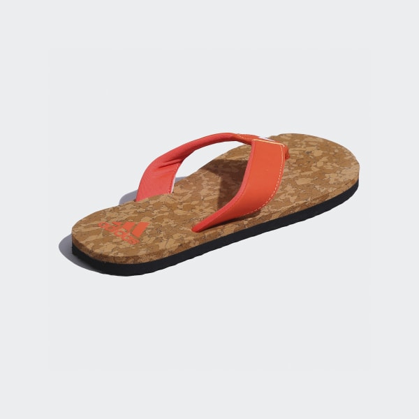 Adidas beach cheap cork slippers