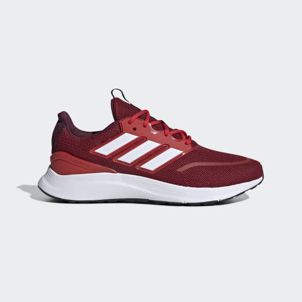 burgundy and white adidas shoes
