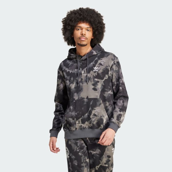 Hooded Sweatshirt Adidas All Over Print Hoodie Adidas Tie-Dyed