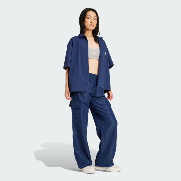 Azul Camisa Essentials Ripstop Manga Corta