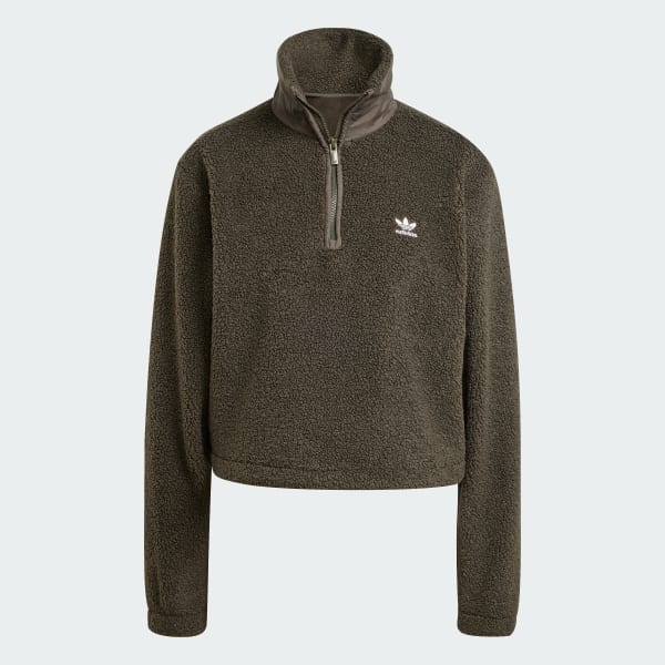 Teddy zipper sweatshirt store