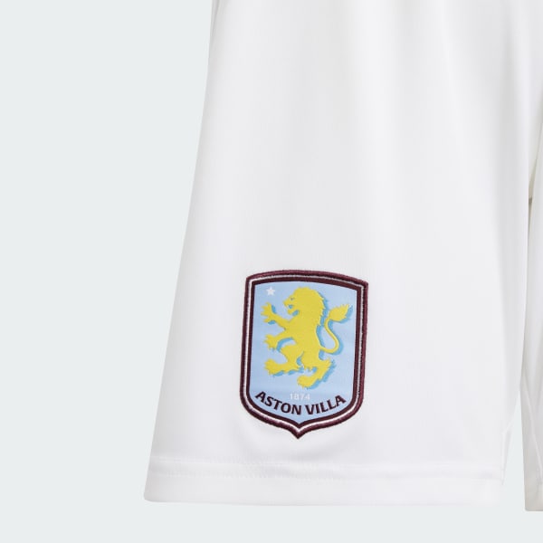 Wit Aston Villa FC 24/25 Thuisshort Kids