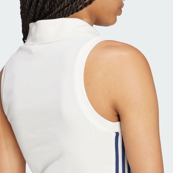 adidas Premium Originals Rib Dress - White | Free Shipping
