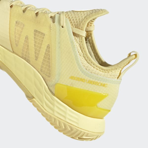 Yellow Adizero Ubersonic 4 Tennis Shoes