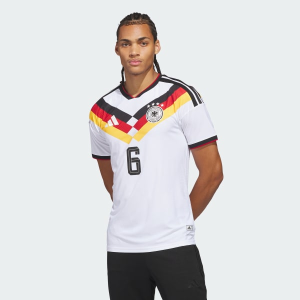 adidas Germany 26 Home Kimmich Authentic Jersey - White | Free
