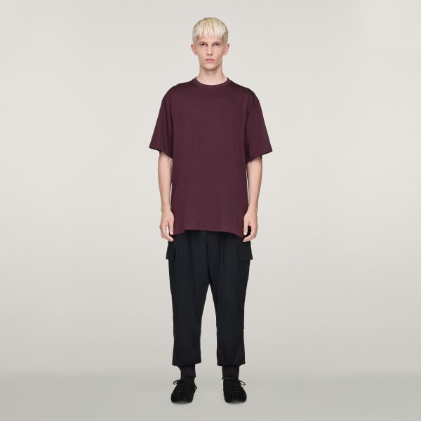 Siyah Y-3 Rayon Twill Cuffed Pantolon