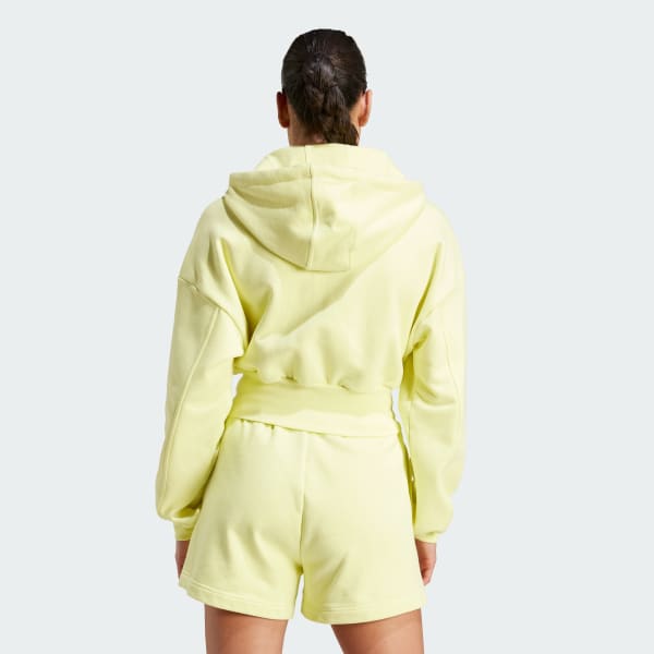 Adidas originals overhead tape hoodie yellow hot sale