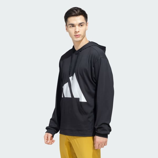 Black Bold Logo Single Jersey Hoodie