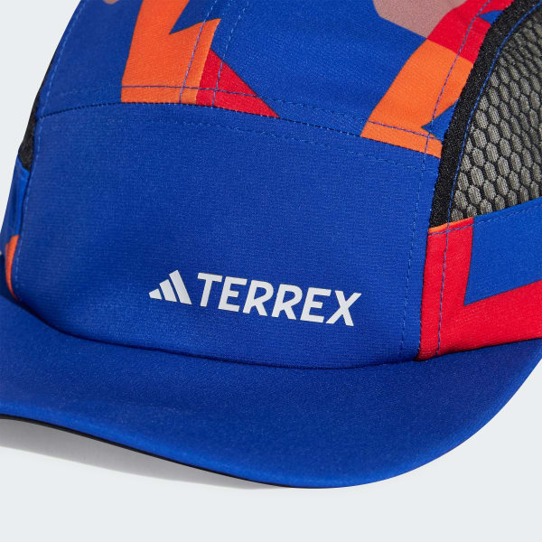Blau TERREX Climacool 5-Panel Graphic Kappe