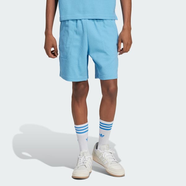Blau Essentials Trefoil Waffle Shorts