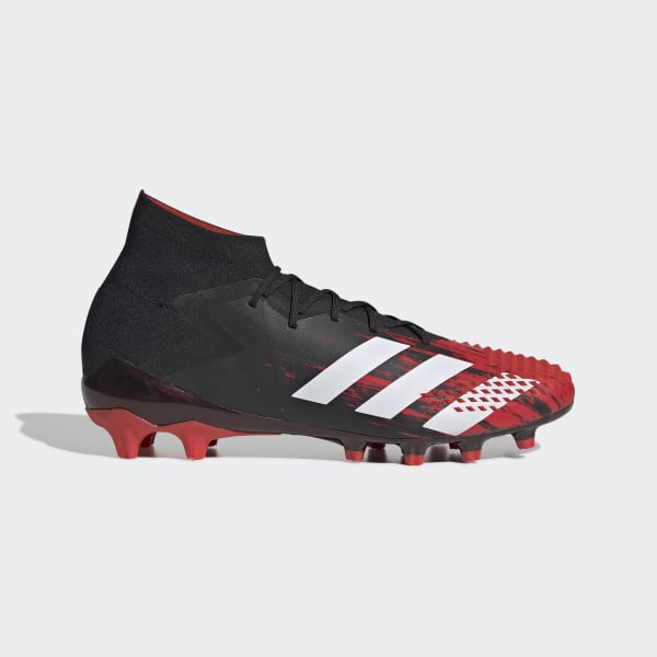 Botas de fútbol Predator Mutator 20.1 para césped artificial negras y rojas  para mujer | adidas España