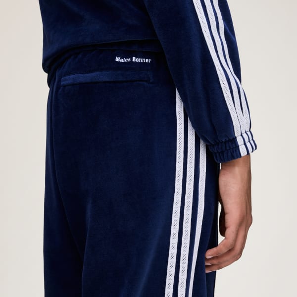 adidas WALES BONNER VELOUR TRACK PANT - Blue | Free Shipping with