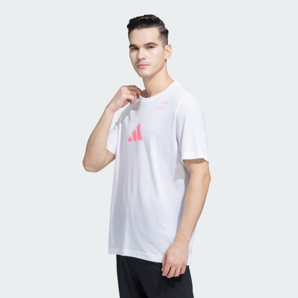 White Tennis CAT Graphic Tee
