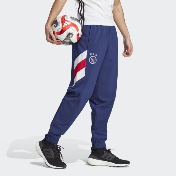 Pantalon en toile Ajax Amsterdam Icon - Bleu adidas