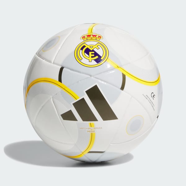 Branco Minibola com as Cores Principais do Real Madrid
