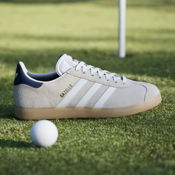 Branco Sapatilhas de Golfe Sem Bicos Gazelle