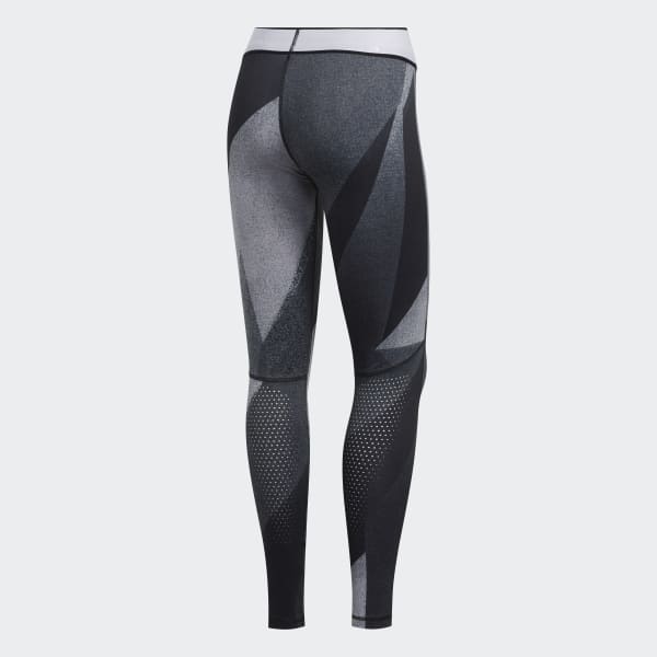 adidas Alphaskin Graphic Long Tights Grey adidas Thailand