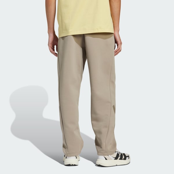 Beige Pantalon ourlet droit adidas Z.N.E.