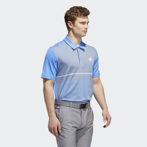 adidas Ultimate365 Colorblock Polo Shirt Blue adidas New Zealand