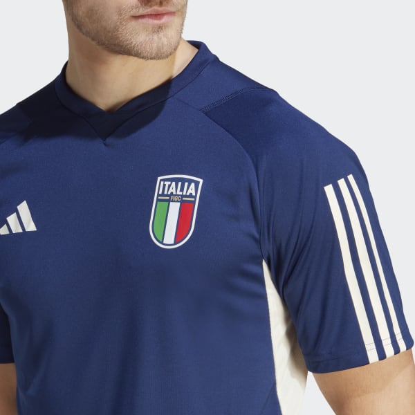 blauw Italië Tiro 23 Training Voetbalshirt
