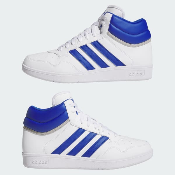 adidas Hoops 4.0 Mid Shoes - White | Free Shipping with