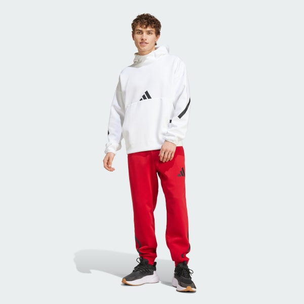 adidas Z.N.E. Pants - Red | Free Shipping with adiClub