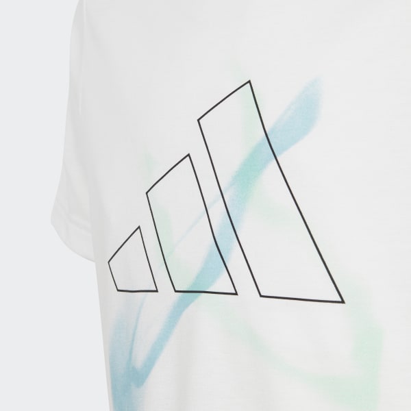 White AEROREADY Graphic Tee