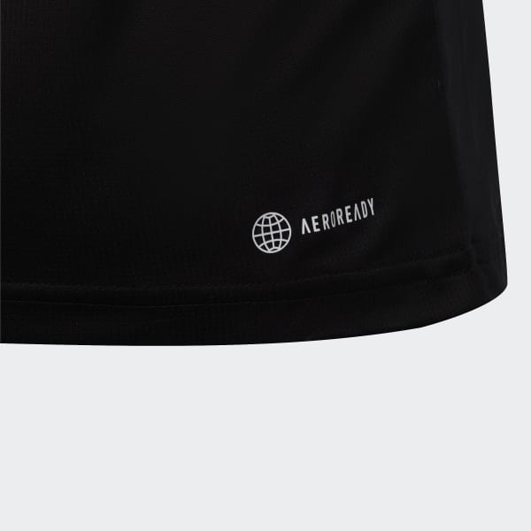 Μαύρο Essentials AEROREADY Regular-Fit Logo Tee