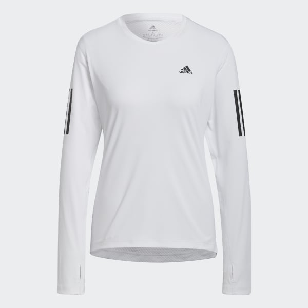 White adidas long sleeve women's online
