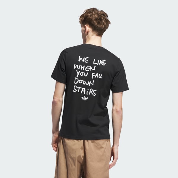 Negro Remera Shmoofoil Stairs