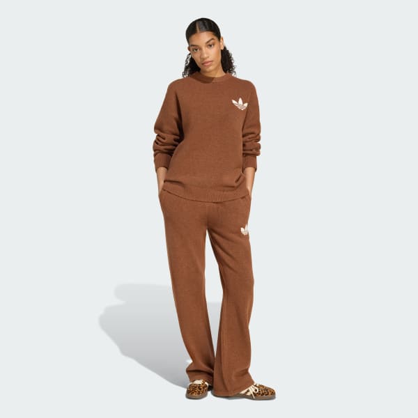 adidas Originals Athletic Dept Knitted Sweater - Brown | Free