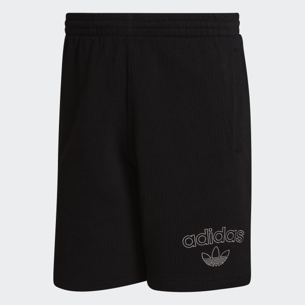 Czerń Collegiate Garment Wash Originals Shorts II619