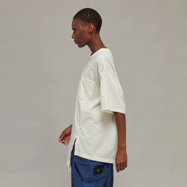 Hvid Y-3 Premium Loose Short Sleeve T-shirt