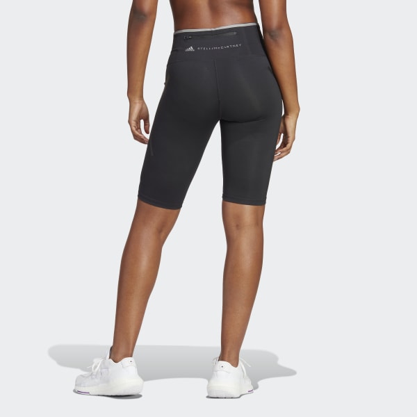 Schwarz adidas by Stella McCartney TruePace kurze Leggings